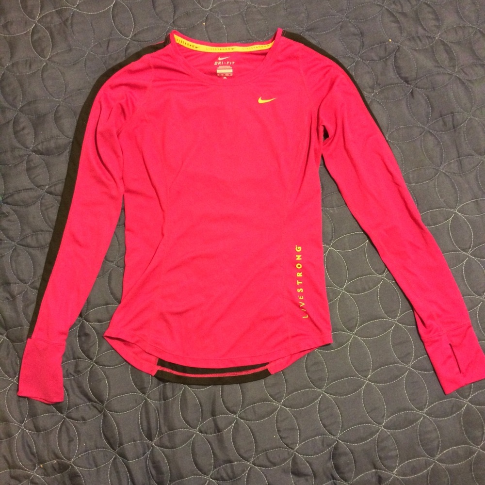 Nike Livestrong Racer Long-sleeve Running Shirt